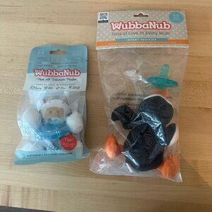 WubbaNub Penguin and Cow (SET OF 2!)